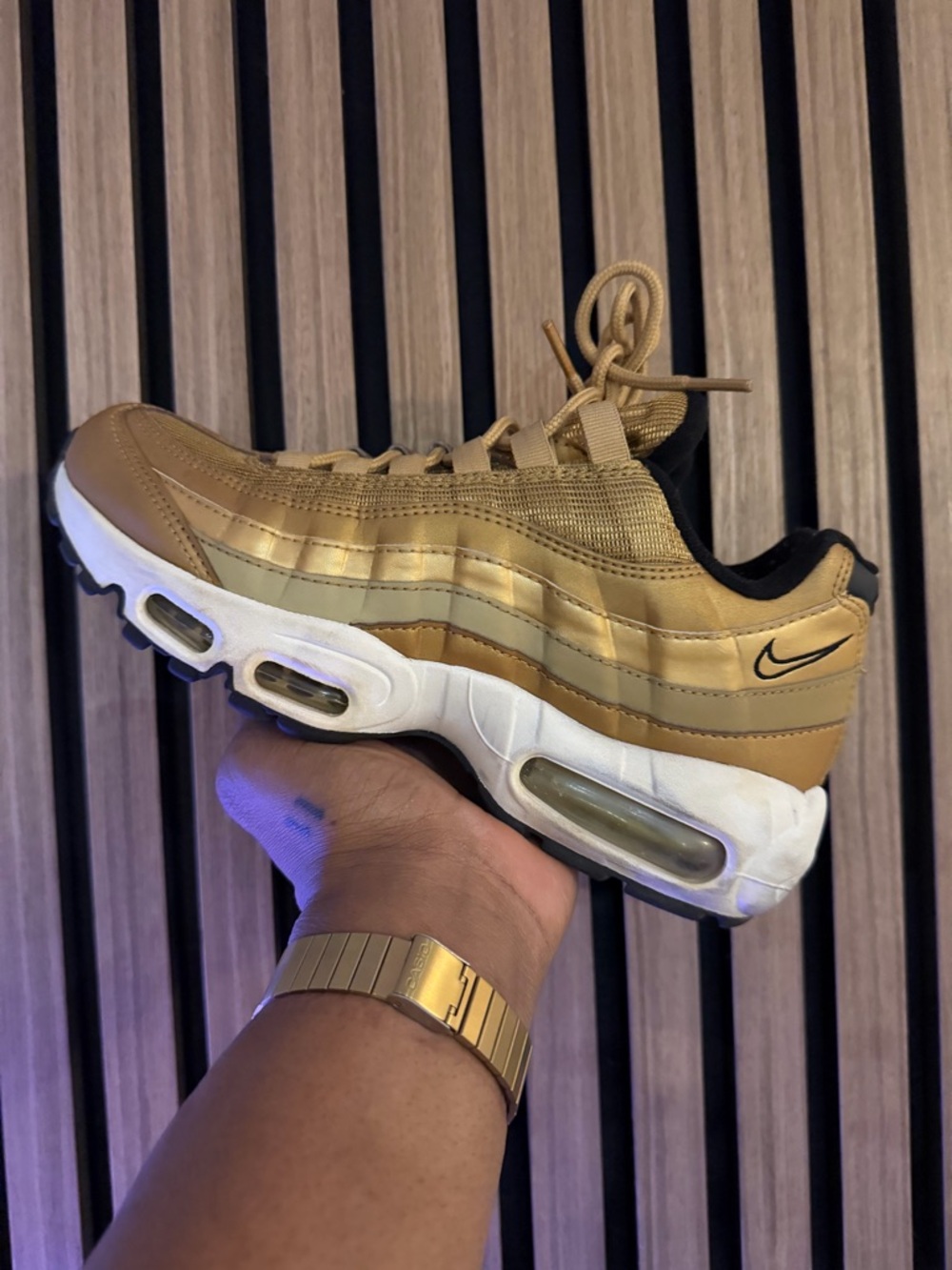 Women’s Nike Air Max 95 Metallic Gold